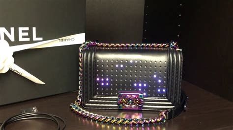 chanel boy bag led lights|Chanel le boy bag yupoo.